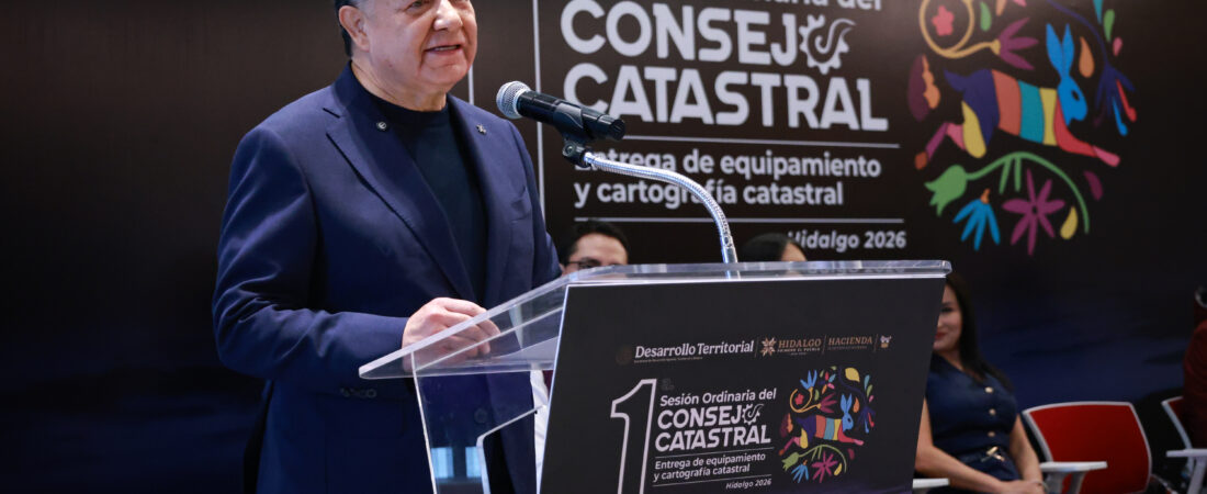 Julio Menchaca apuesta por modernización catastral en Hidalgo  