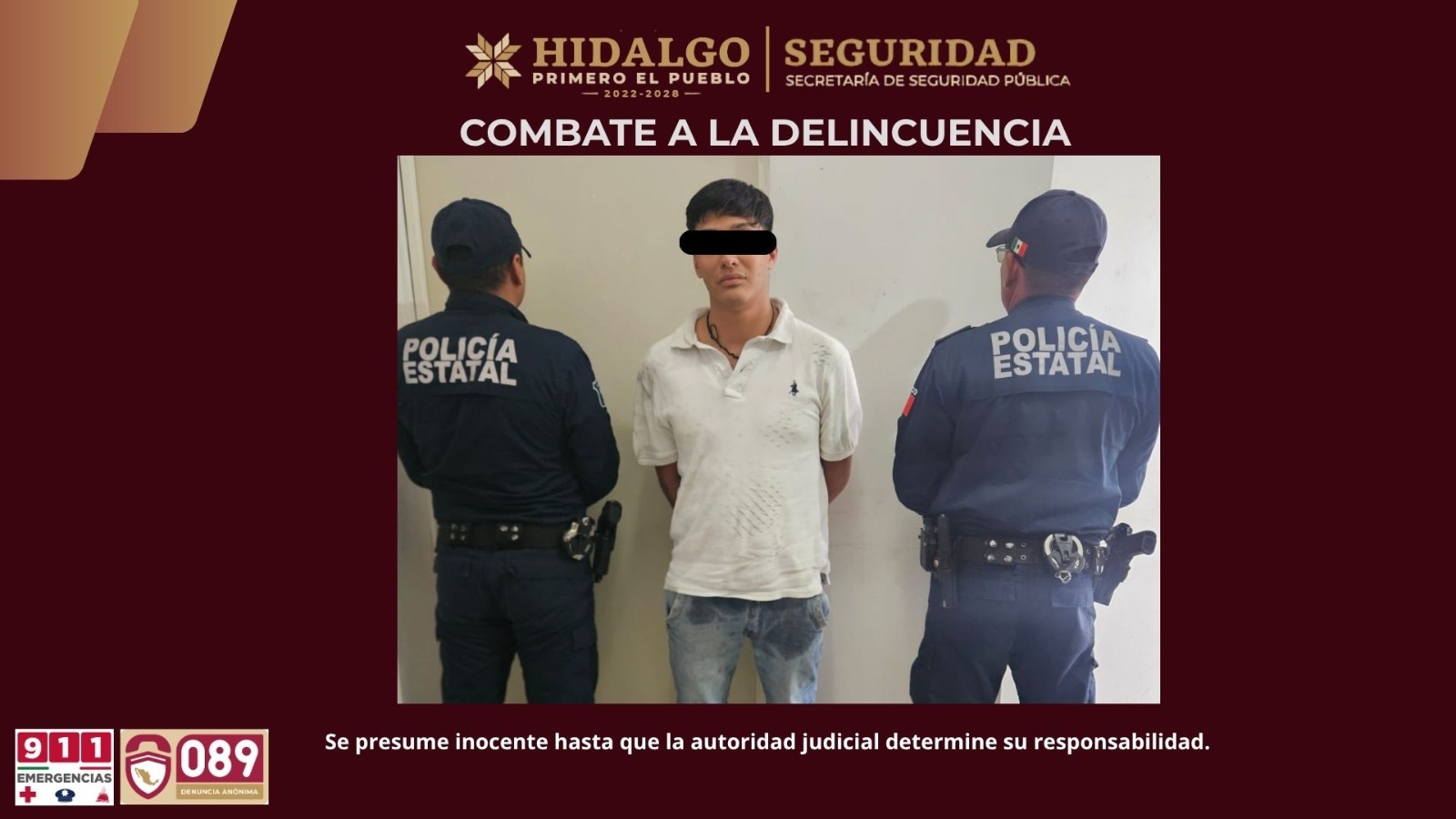 Recuperan auto robado y aseguran a un hombre en Tizayuca