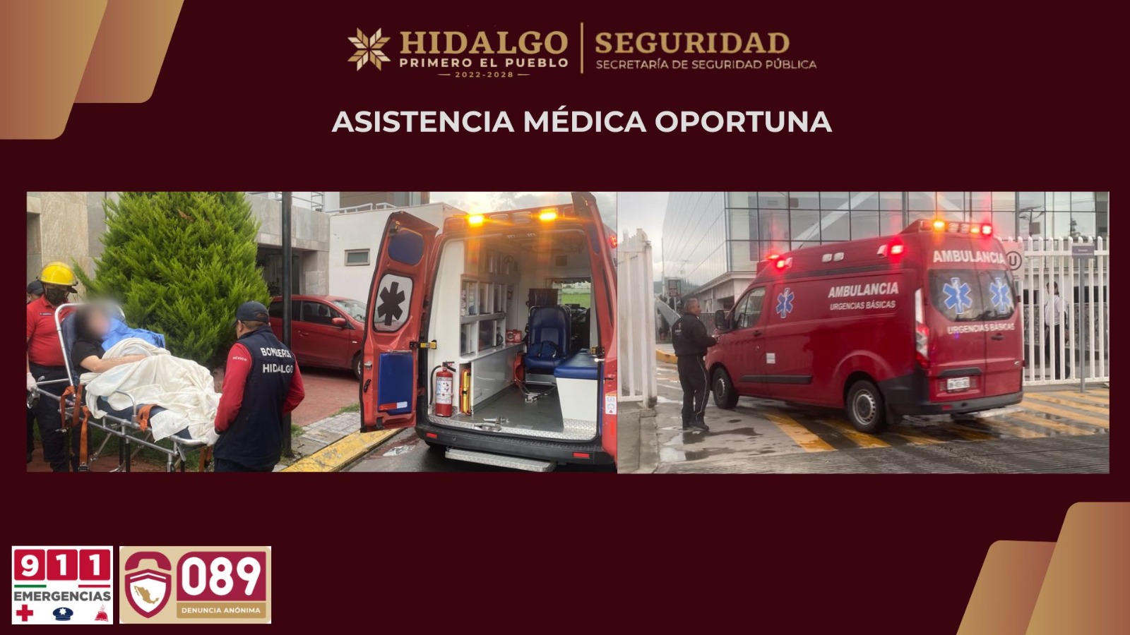 Operador del 911 Hidalgo asiste parto mediante videollamada