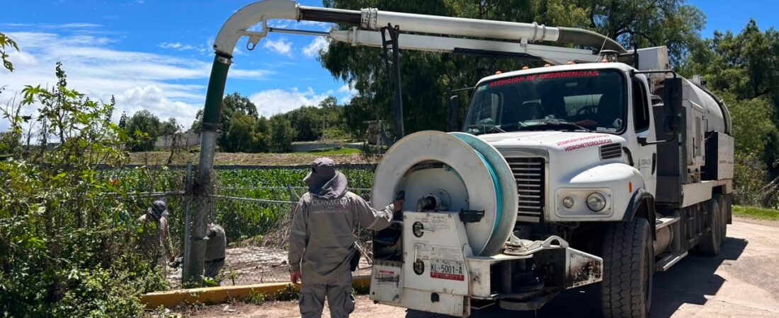 Conagua mantiene acciones de desazolve en municipios hidalguenses