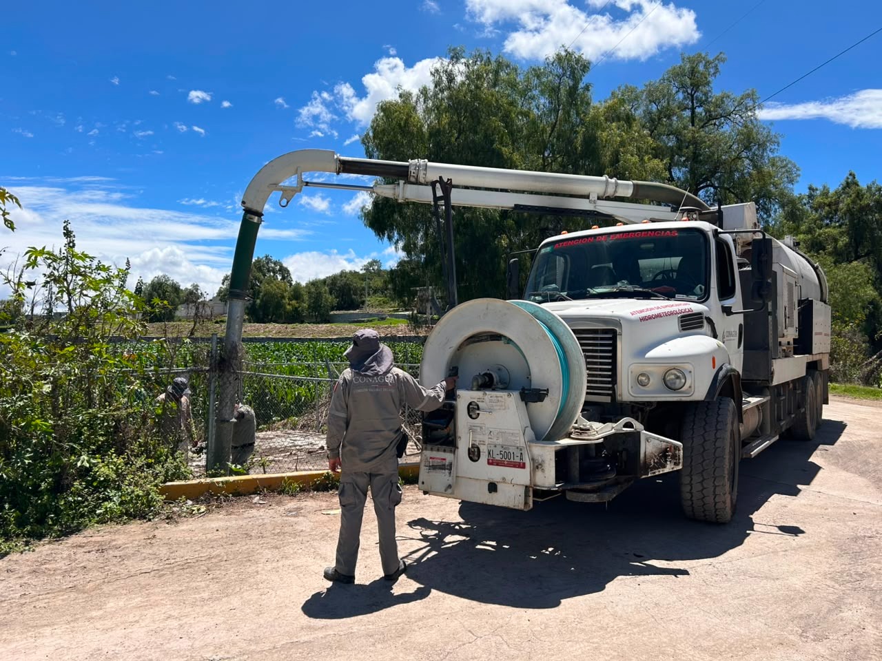 Conagua mantiene acciones de desazolve en municipios hidalguenses