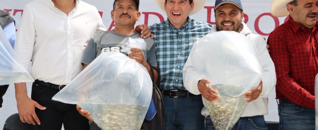 3.2 millones para el campo hidalguense: semillas, herramientas y 800 mil peces para 664 productores