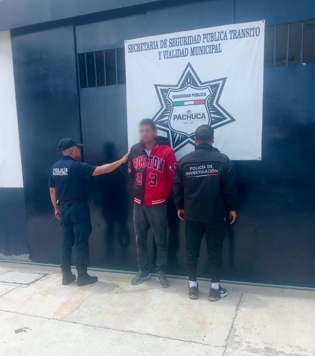 Seguridad Pública de Pachuca localiza y entrega a persona con orden de aprehensión vigente
