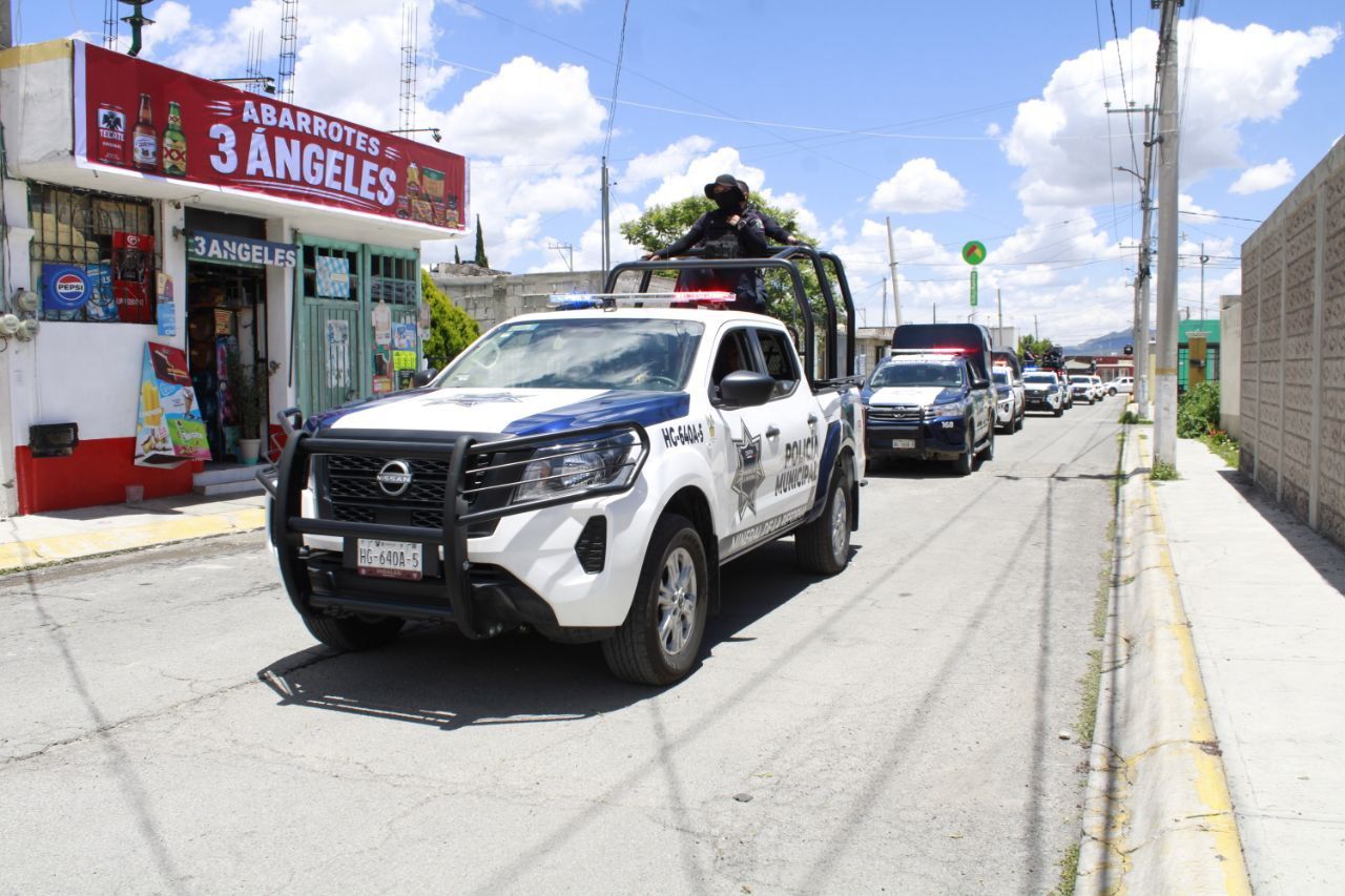Mineral de la Reforma refuerza seguridad con patrullajes, drones y caninos en colonias de alta incidencia
