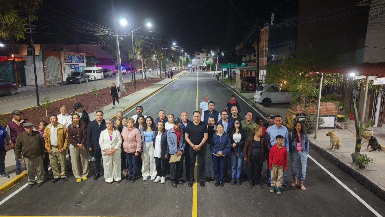 Tula de Allende fortalece su infraestructura urbana con la rehabilitación de la calle Tulipanes en la colonia El Salitre