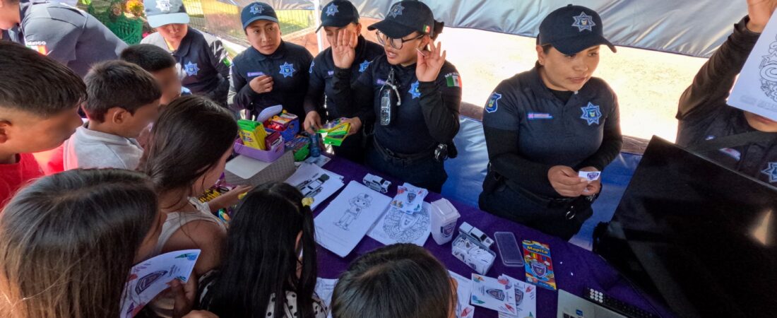 SSPH acerca Ciudad Policía a estudiantes de Tlanchinol  
