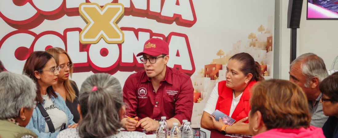 Consolida Jorge Reyes la atención en territorio en la capital hidalguense