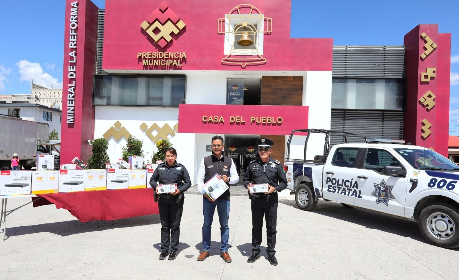 FORTALECE MINERAL DE LA REFORMA LA SEGURIDAD CON INSTALACIÓN DE 150 CÁMARAS DE VIDEOVIGILANCIA