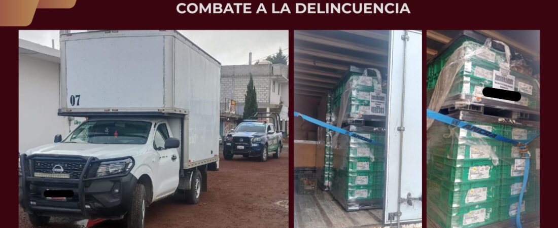 Respuesta inmediata de la SSPH frustra robo en la México-Tuxpan: recupera unidad y carga