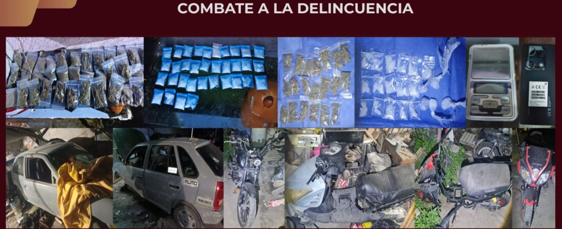 Tras dos cateos, SSPH desactiva dos centros de venta de droga en Actopan
