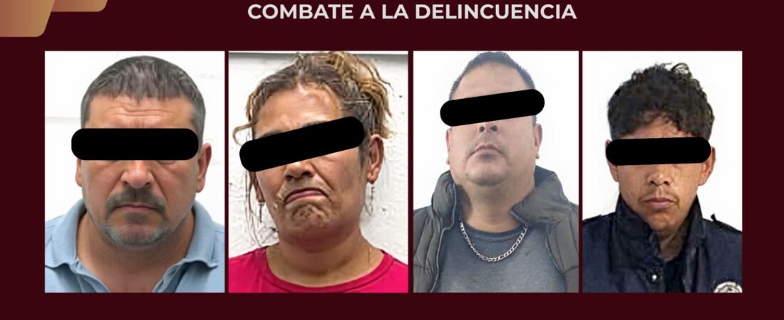 Con operativos simultáneos, SSPH asegura a cuatro sujetos por narcomenudeo y robo en Hidalgo