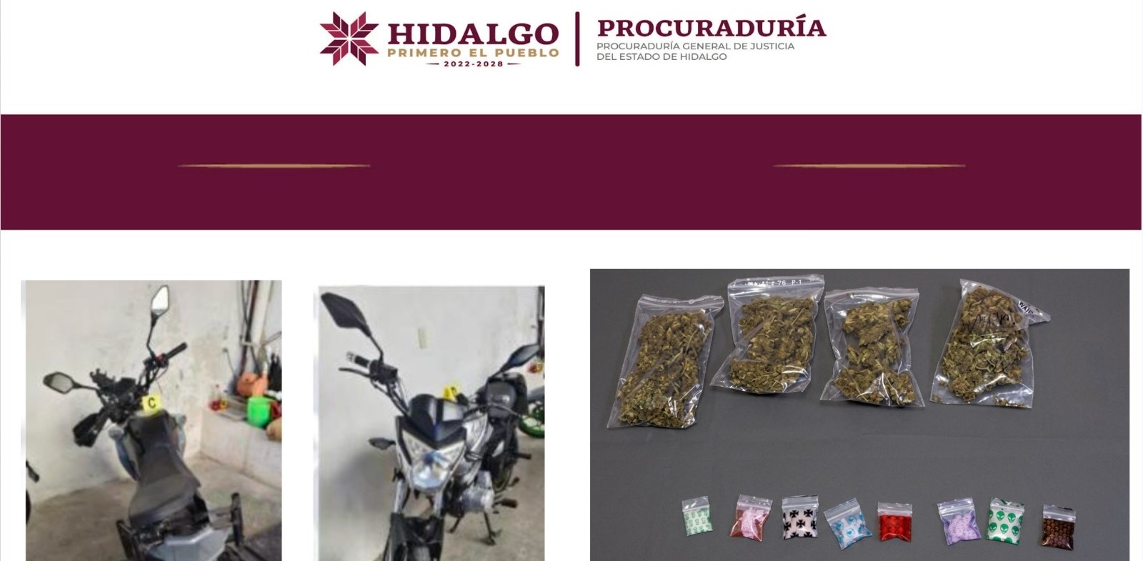 Mediante cateos, se detuvo a tres personas en posesión de narcóticos y fue desmantelado un centro de videovigilancia
