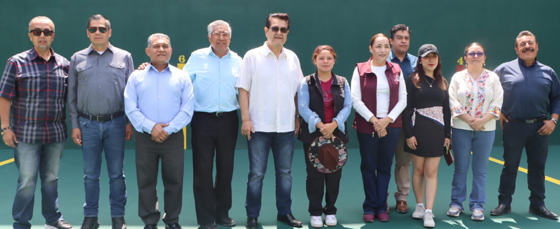 Nueva cancha de frontón en Atitalaquia impulsa el deporte y fortalece la convivencia social