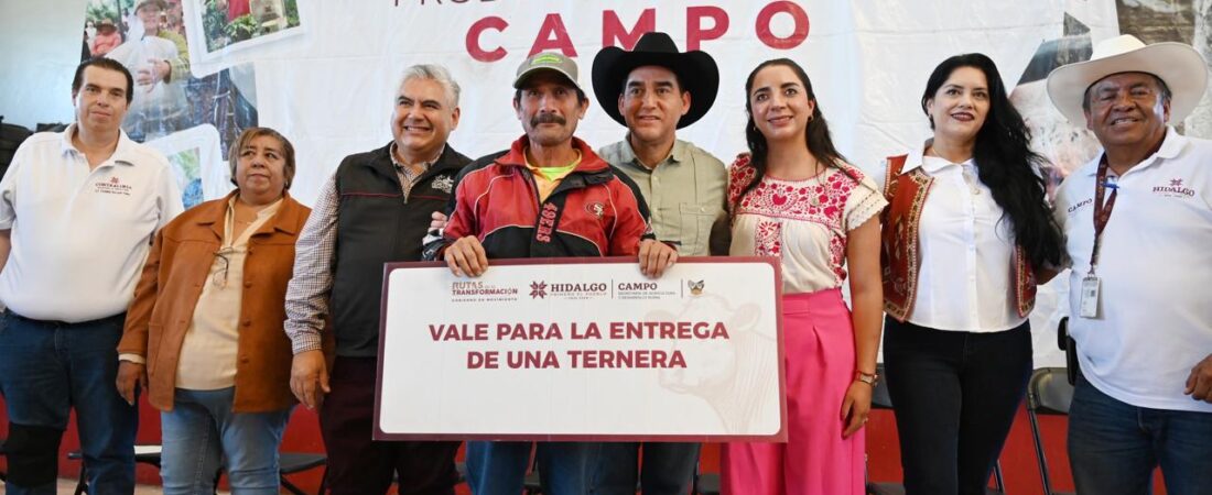 Gobierno de Hidalgo concentra apoyos al campo por más de 7.1 millones de pesos para fortalecer la producción agropecuaria