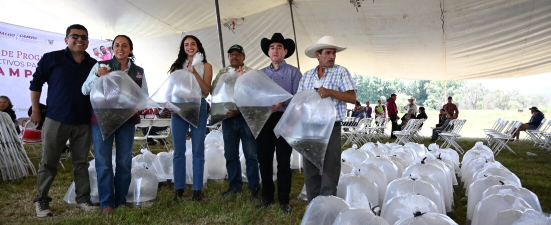 Destina gobierno de Hidalgo más de 3 mdp en apoyos agrícolas, acuícolas y avícolas en la Laguna de Zupitlán