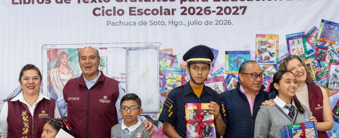 Natividad Castrejón arranca distribución de más de 3.7 millones de Libros de Texto Gratuitos en Hidalgo