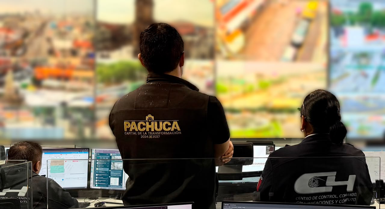 Pachuca inicia instalación de 556 nuevas cámaras para fortalecer la videovigilancia en la ciudad