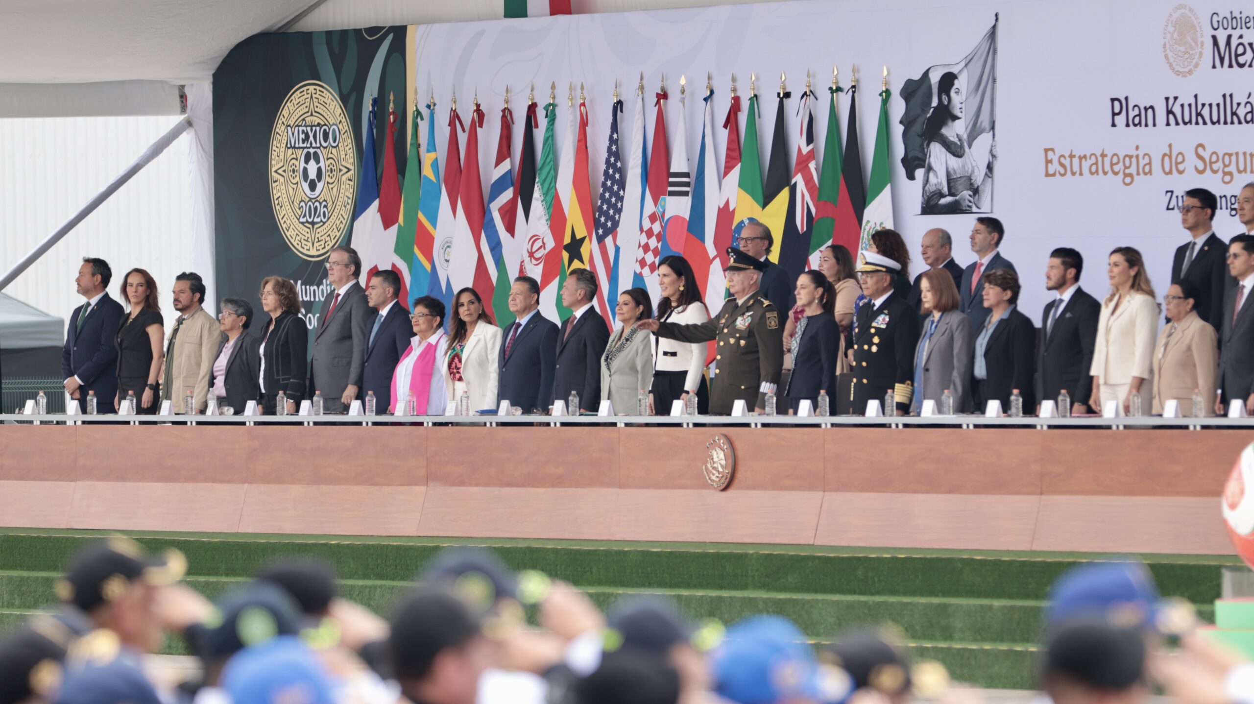 Reconocen esfuerzo nacional durante Mundial de Futbol 2026