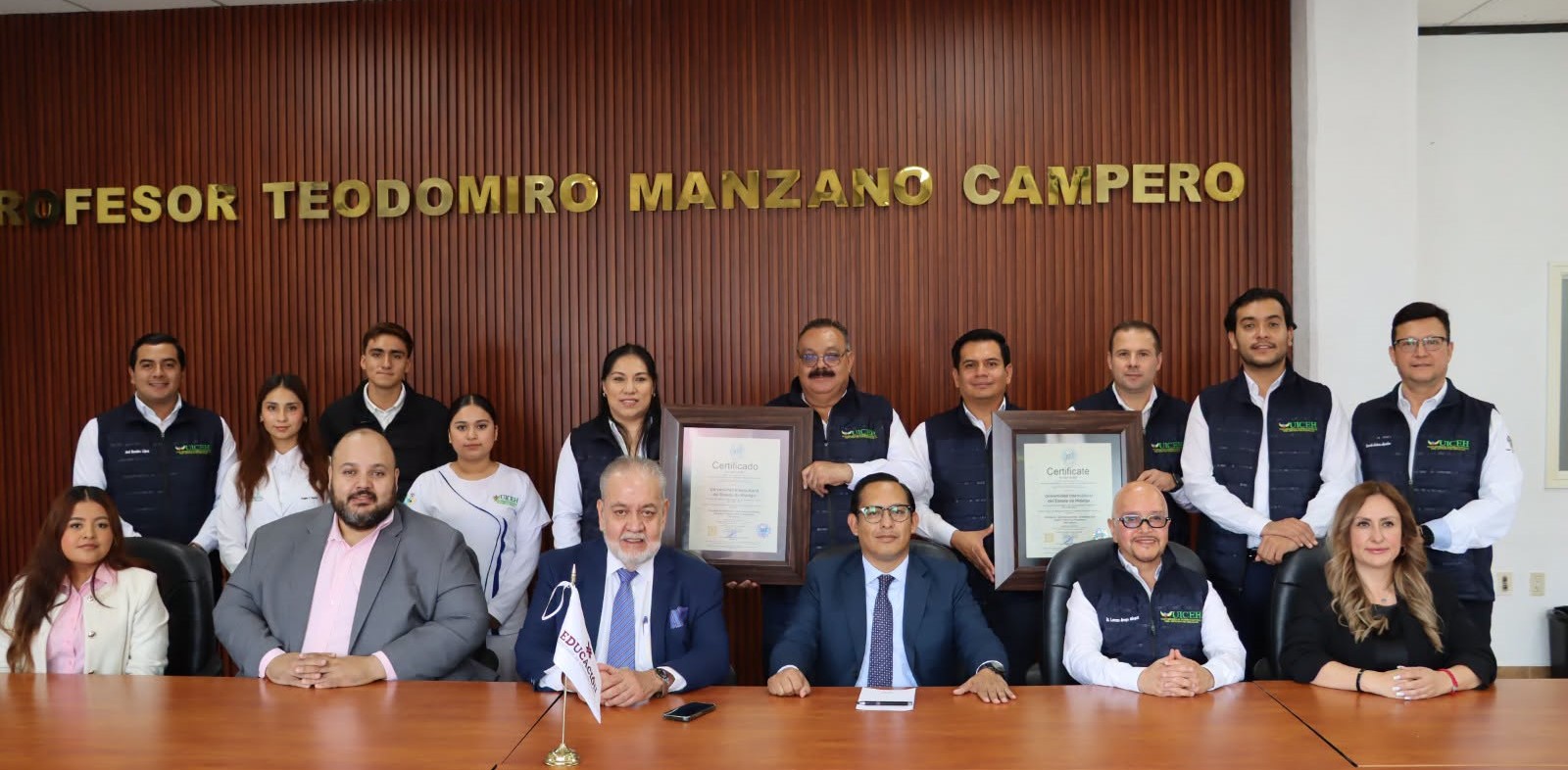 Obtiene UICEH certificación internacional ISO 21001:2018 