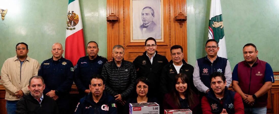 Con 556 cámaras, Jorge Reyes fortalece la capacidad de vigilancia en Pachuca