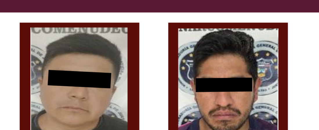 Dos personas detenidas, drogas, armas de fuego y cartuchos útiles asegurados durante cateo de la PGJEH en Pachuca 