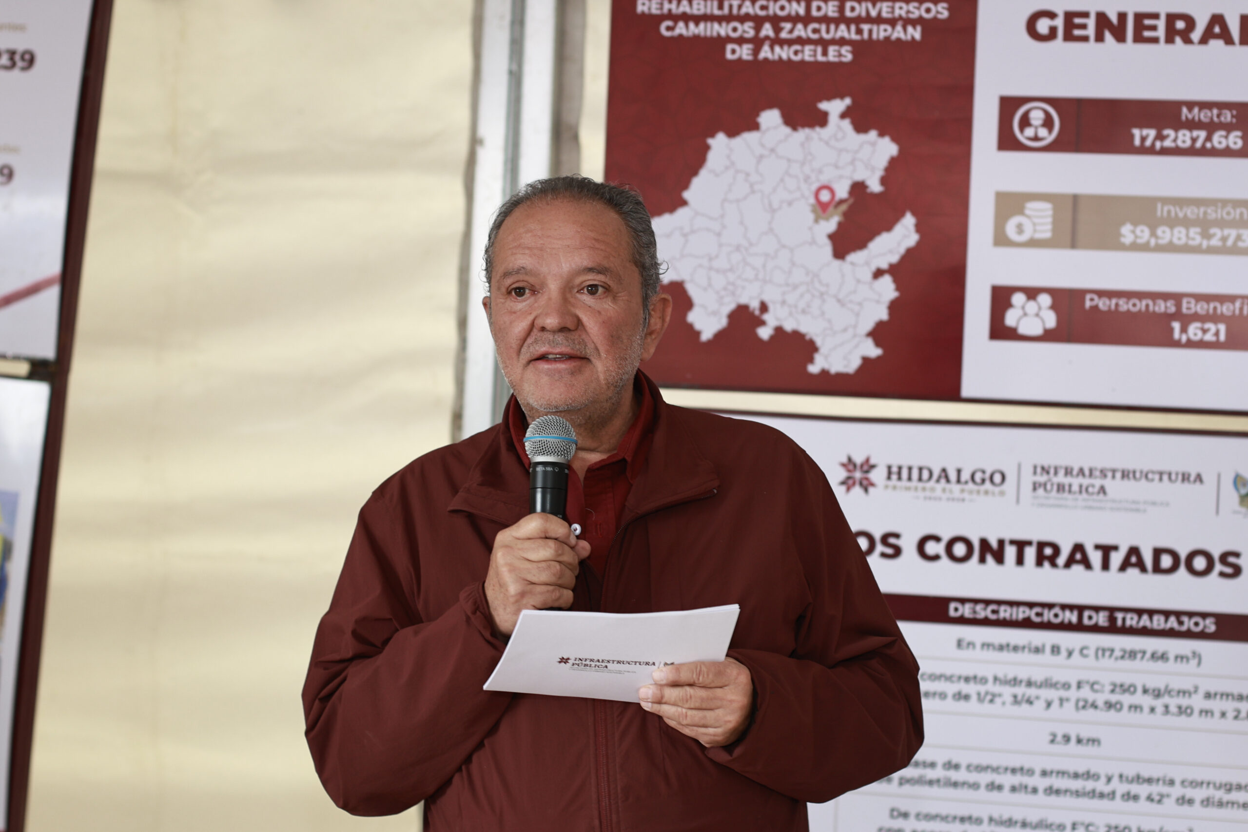 El gobierno de Hidalgo ha destinad más de 286 millones de pesos en obras y acciones