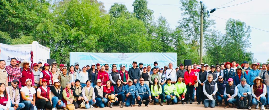 Continúan las acciones para el saneamiento del Río Tula; ciudadanía y gobierno trabajan en jornada de limpieza