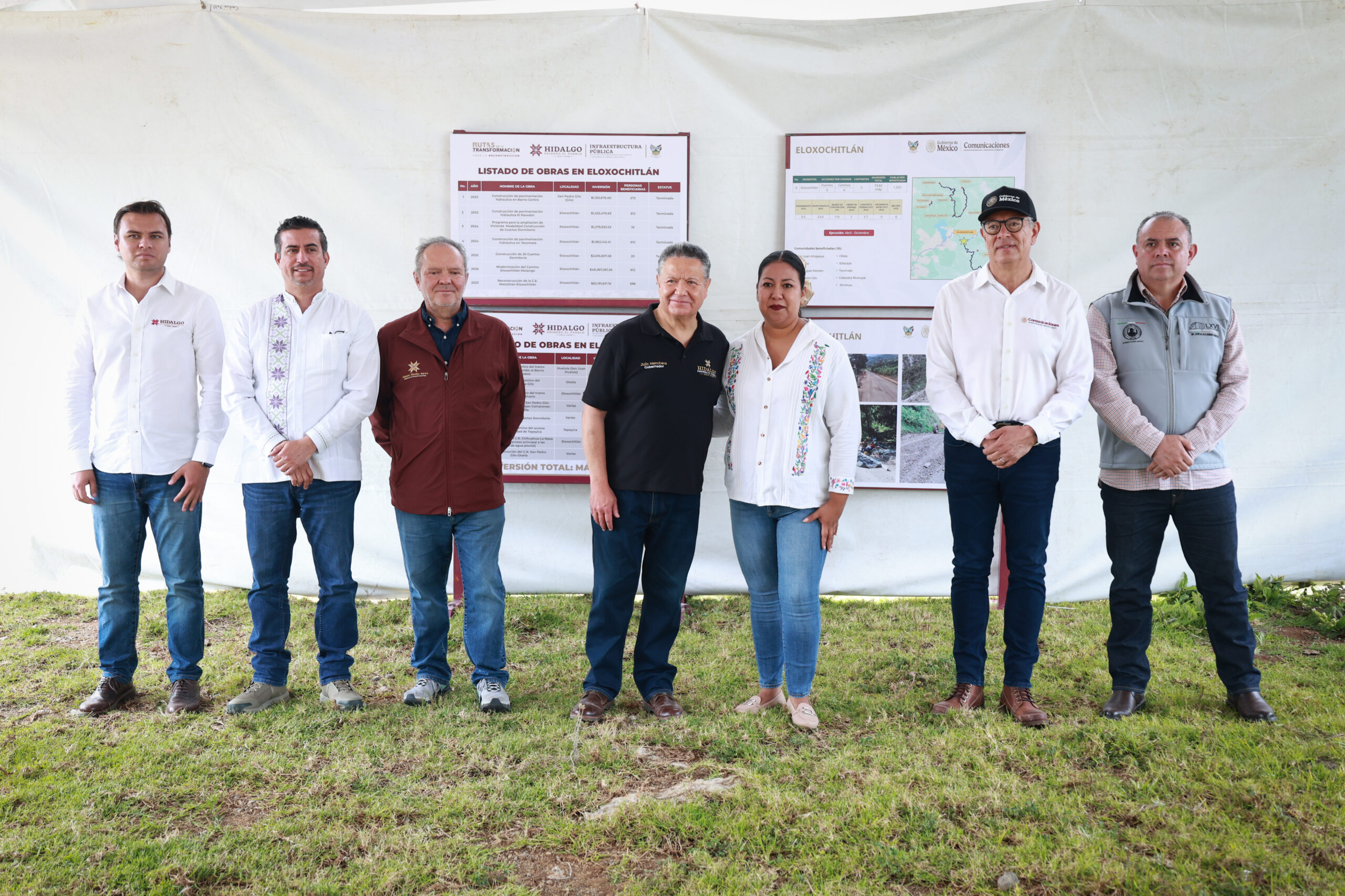 Menchaca Salazar regresa a Eloxochitlán con las Rutas para la Reconstrucción          