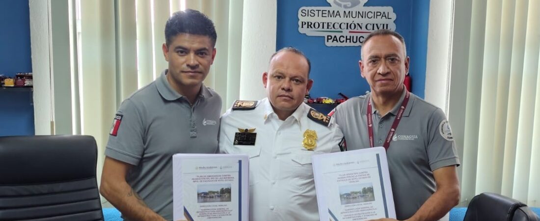 Conagua entrega Planes Operativos de Inundación y Estiaje en Hidalgo