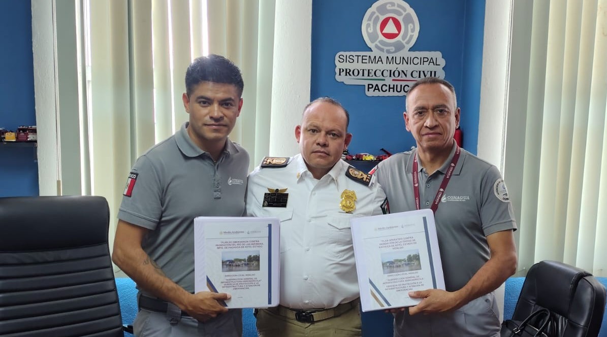 Conagua entrega Planes Operativos de Inundación y Estiaje en Hidalgo
