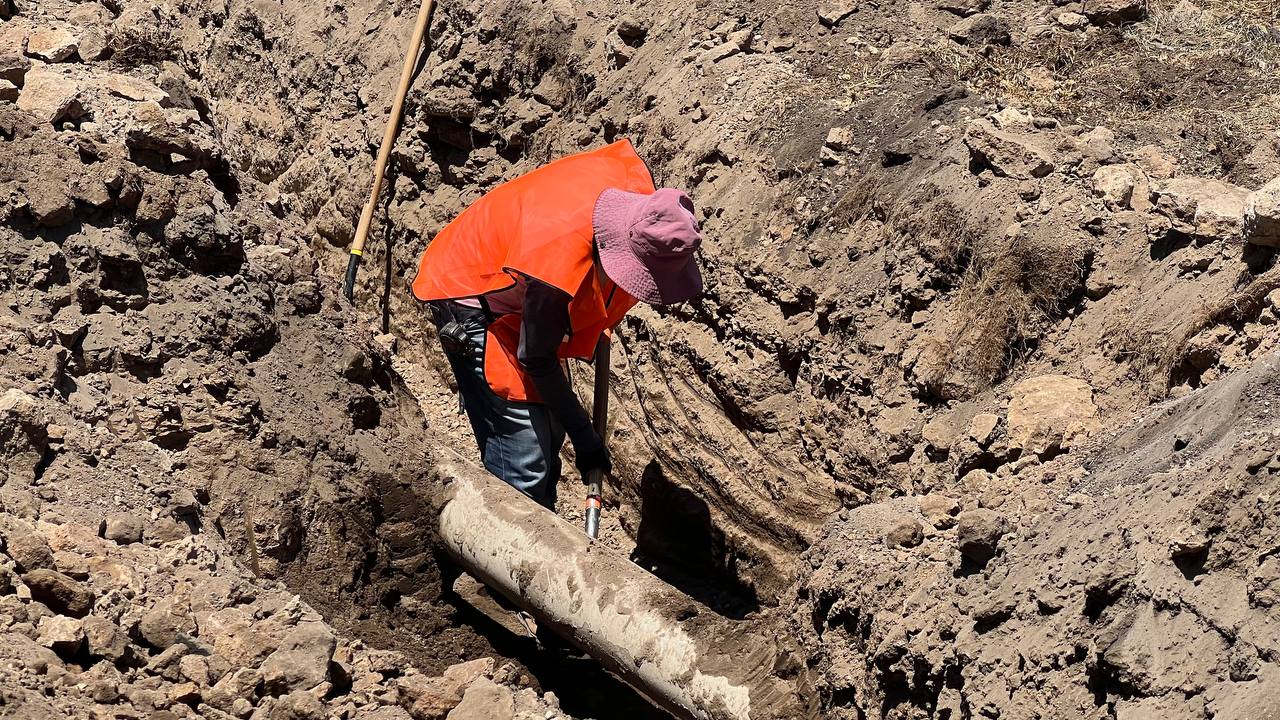 Moderniza Caasim infraestructura hidráulica en San Agustín Tlaxiaca 
