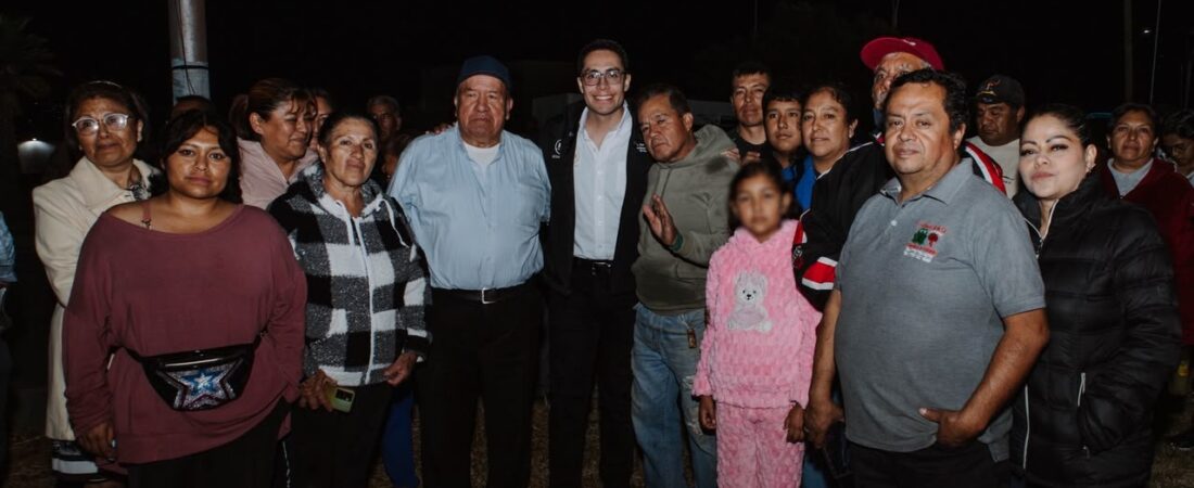 Más seguridad y mejor visibilidad: Jorge Reyes entrega obra de alumbrado en el Blvd. Ramón G. Bonfil