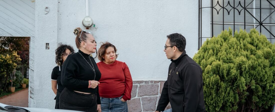 Jorge Reyes recorre puntos estratégicos donde se instalarán nuevas cámaras de videovigilancia en Pachuca