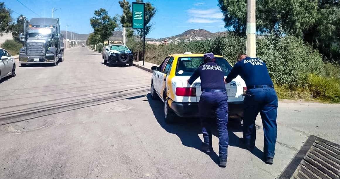 Registra Pachuca 1,638 asistencias de Auxilio Vial en 2026 bajo la gestión de Jorge Reyes