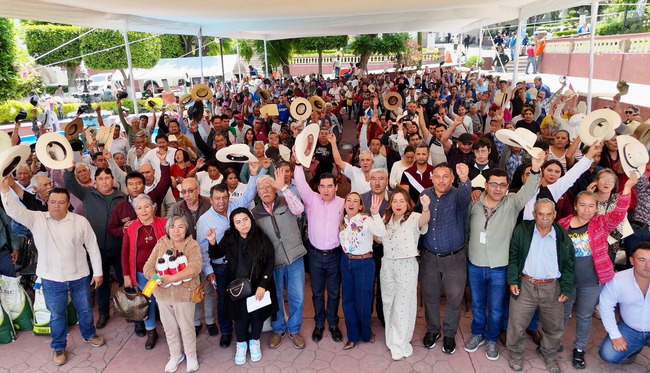 Fortalece Saderh al campo con apoyos productivos por más de 6.8 millones de pesos