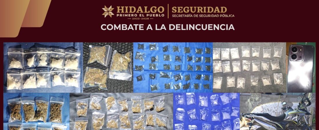 Asegura SSPH a tres presuntos generadores de violencia en Villa de Tezontepec