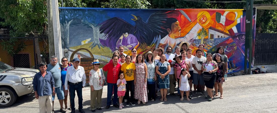 PLASMAN EL HUEJUTLA DE ANTAÑO EN CINCO SINGULARES MURALES