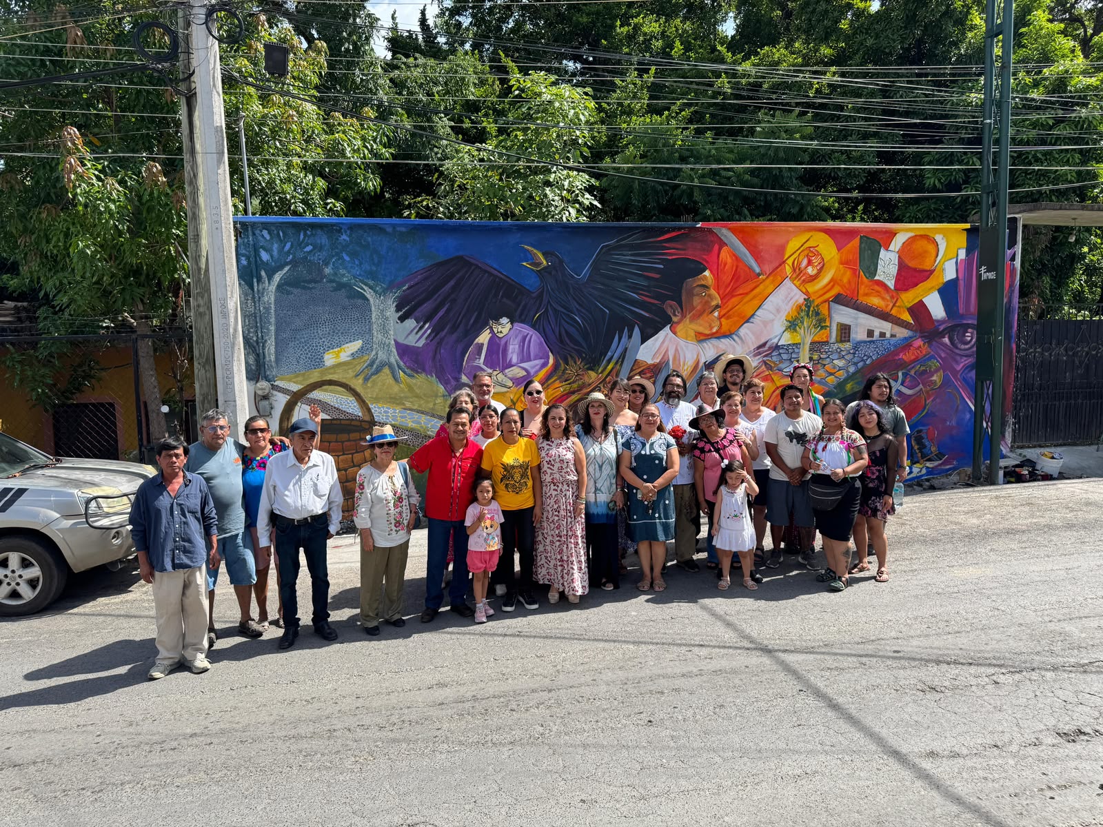 PLASMAN EL HUEJUTLA DE ANTAÑO EN CINCO SINGULARES MURALES