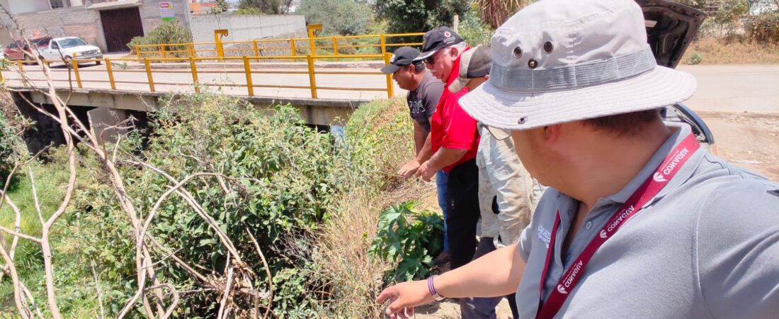 Conagua realiza recorridos en zonas vulnerables de ríos de Tulancingo y presas de Ixmiquilpan