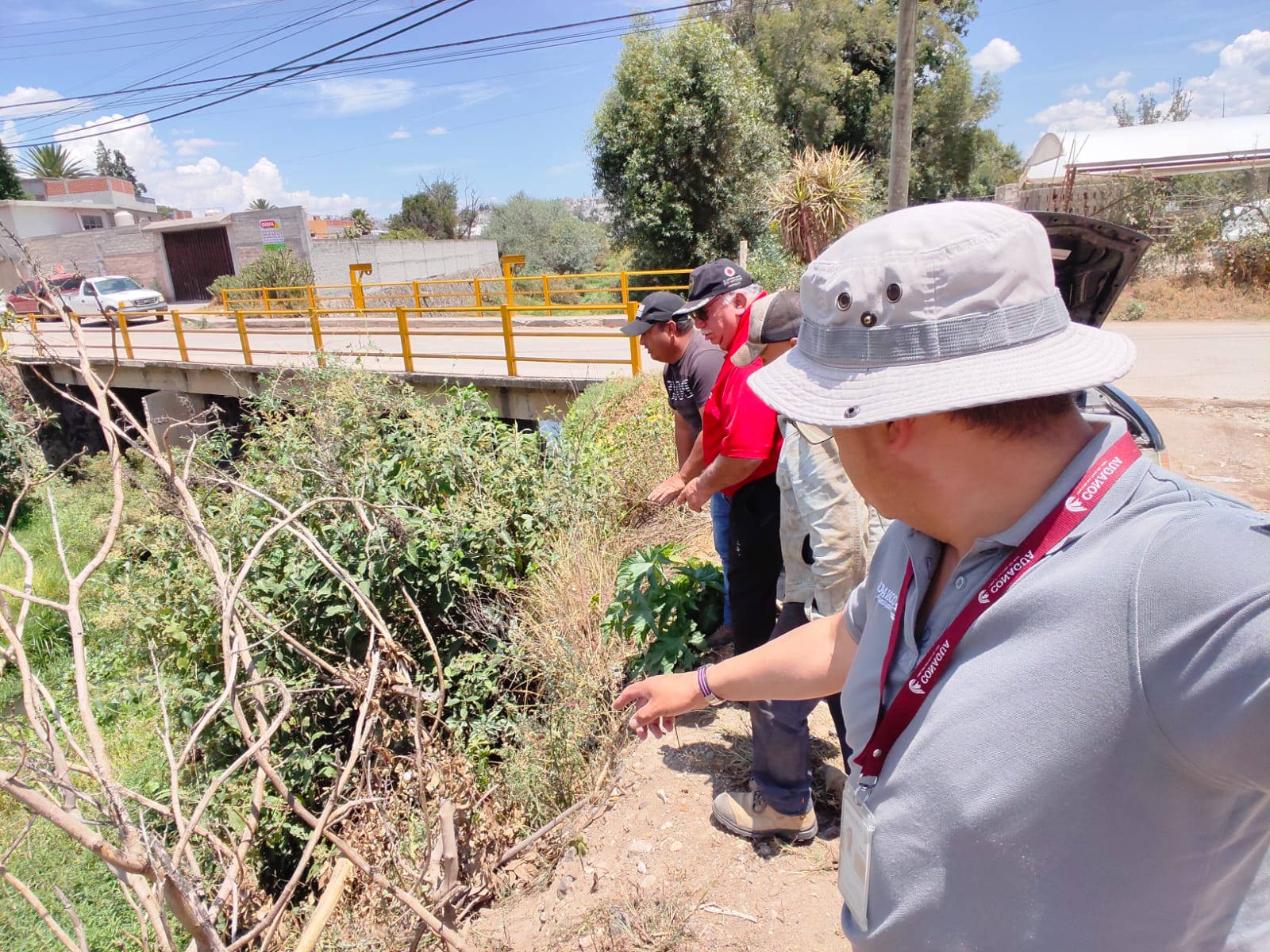 Conagua realiza recorridos en zonas vulnerables de ríos de Tulancingo y presas de Ixmiquilpan