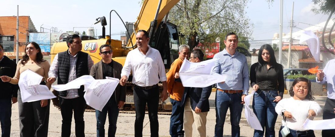 TRAS MÁS DE 50 AÑOS DE ABANDONO, ARRANCA LA RECONSTRUCCIÓN TOTAL DE LA AVENIDA MELCHOR OCAMPO EN TULA