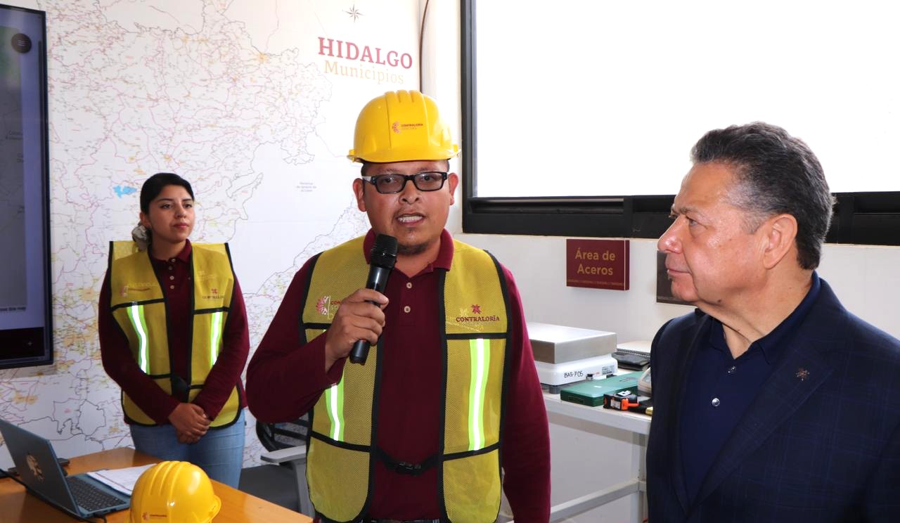 Con tecnología y ciencia, la Contraloría verifica calidad de materiales de la obra pública