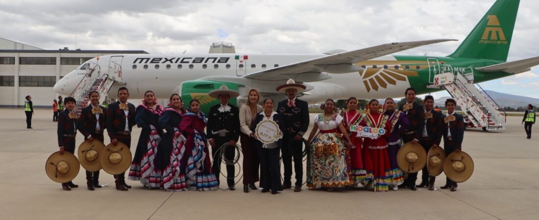 Hidalgo reconoce expansión área de Mexicana en AIFA