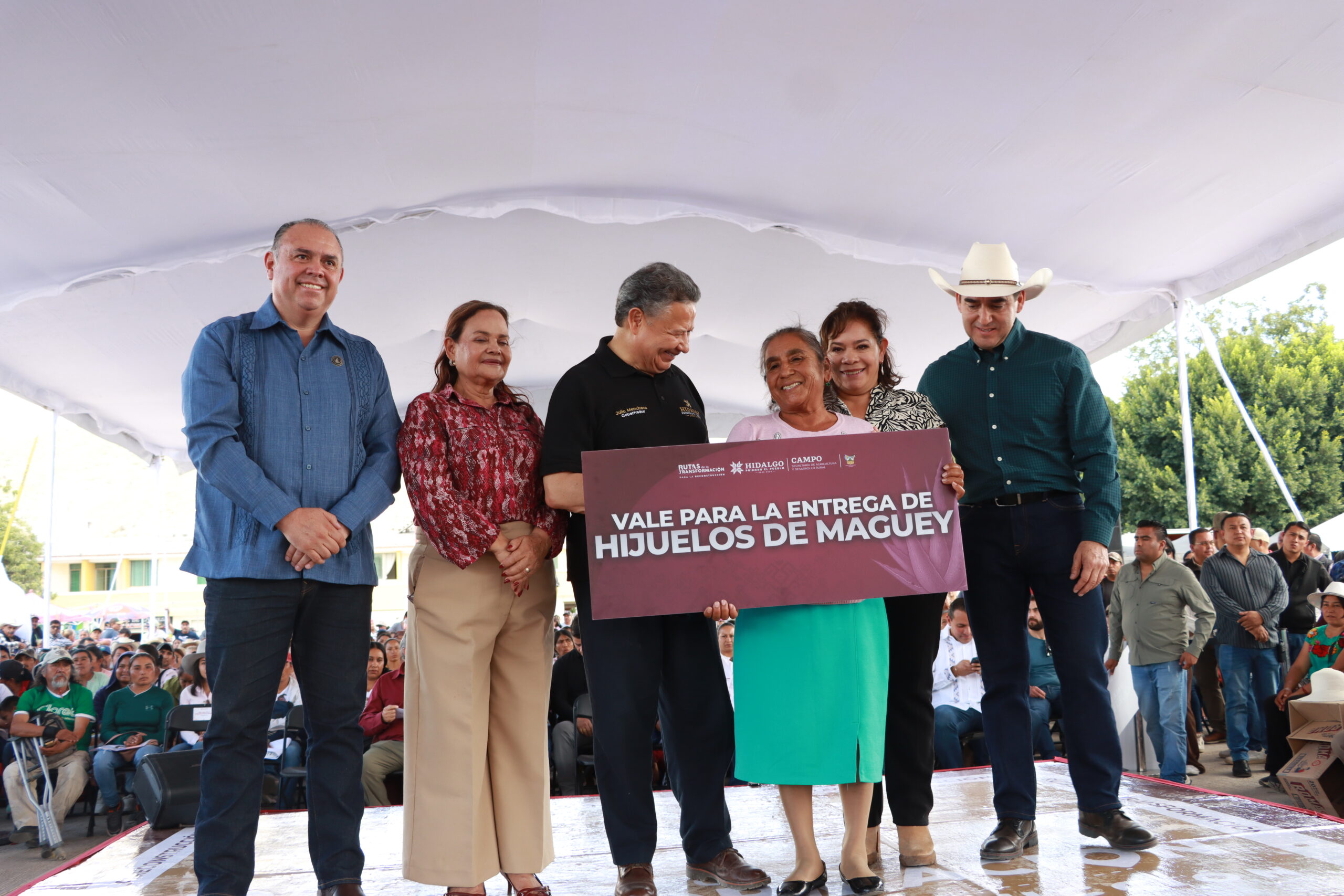 Invierte Hidalgo en fertilidad del suelo, semillas certificadas, repoblación frutícola y rescate del maguey