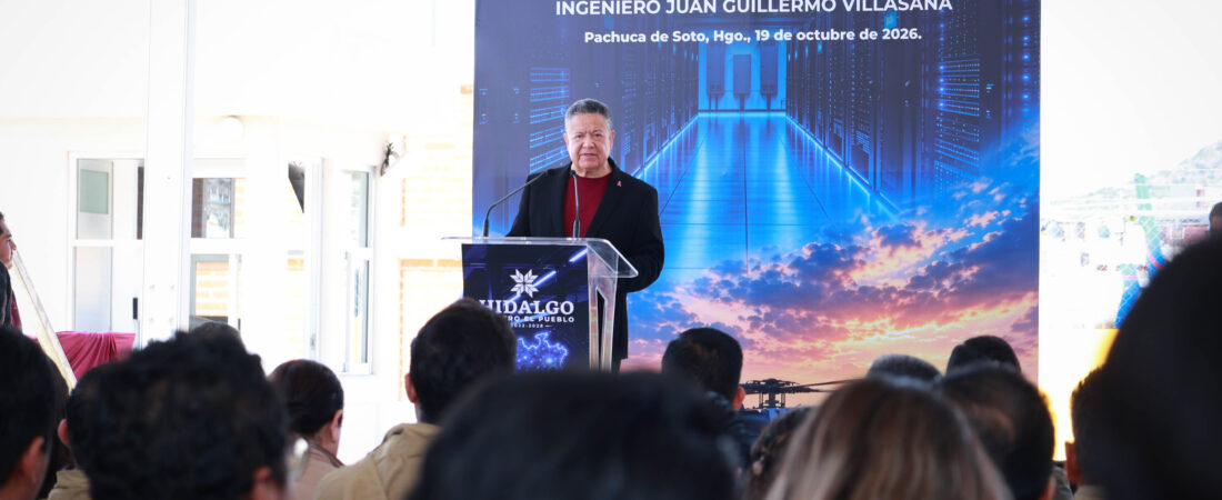 Menchaca Salazar entrega nuevo Centro de Datos y remodelación del aeropuerto de Pachuca