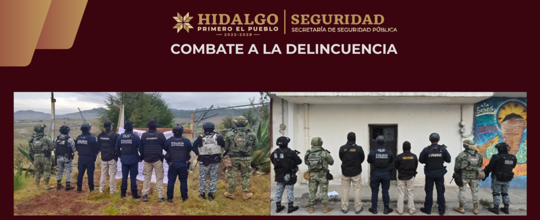 SSPH asegura más de mil 400 dosis de presuntos narcóticos y 2 mil 700 litros de hidrocarburo en Cuautepec