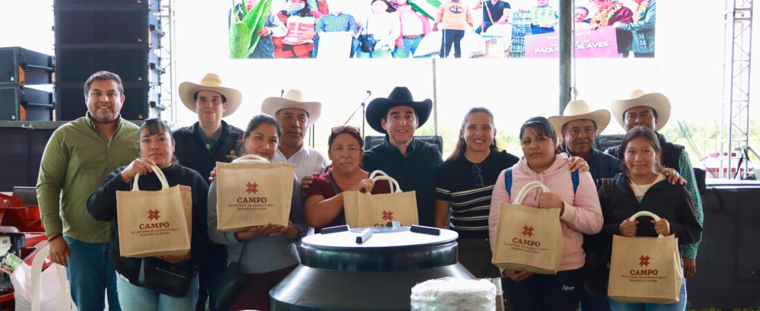 Más de 6.6 mdp fortalecen la productividad del campo de 8 municipios 