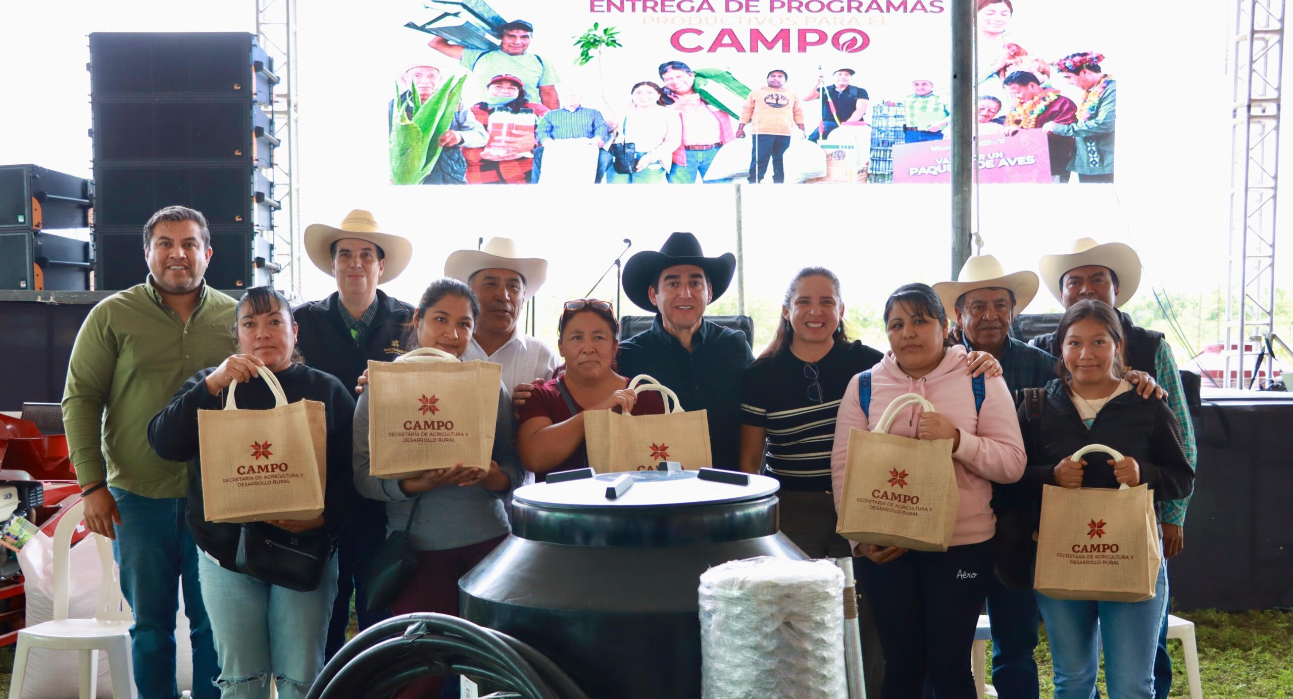 Más de 6.6 mdp fortalecen la productividad del campo de 8 municipios
