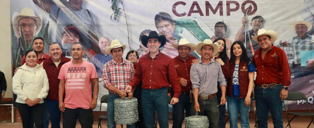 Destina Saderh apoyos al sector agropecuario en Lolotla