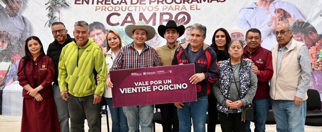 Entrega Saderh apoyos productivos a 476 agro productores  